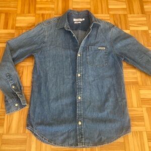 Men’s Calvin Klein Blue Denim Shirt